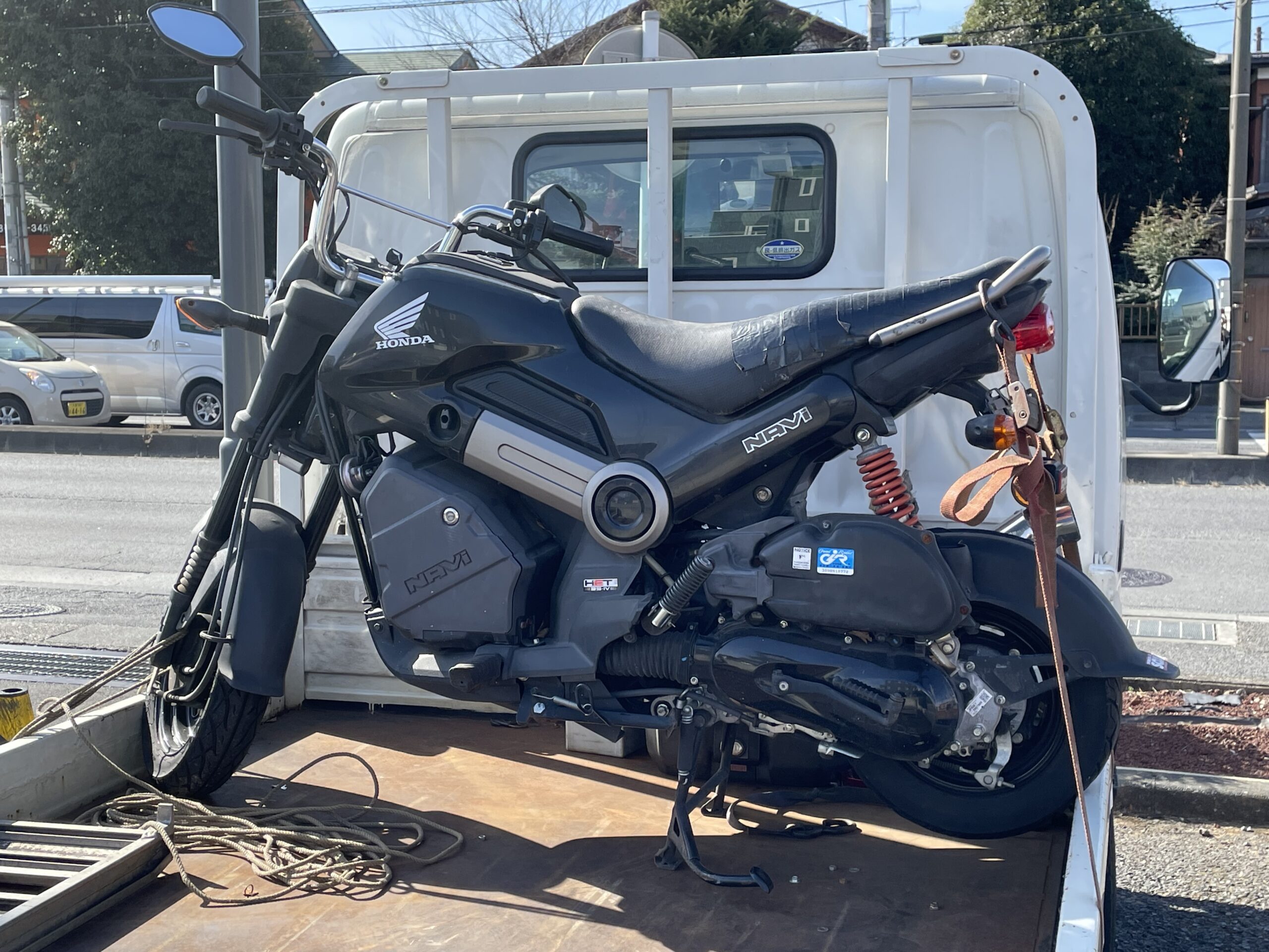 藤沢市ではバイク処分尾無料引取りで行っています